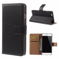 Iphone 6 cover i ægte split læder
