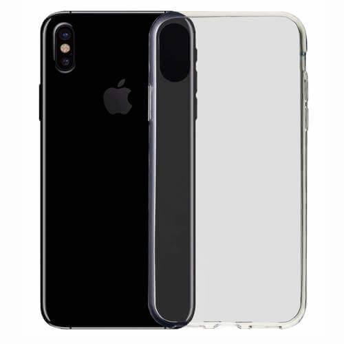 Tyndt silikone cover til iphone Xs i god kvalitet