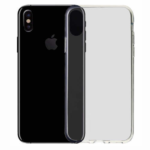 Tyndt silikone cover til iphone Xs i god kvalitet