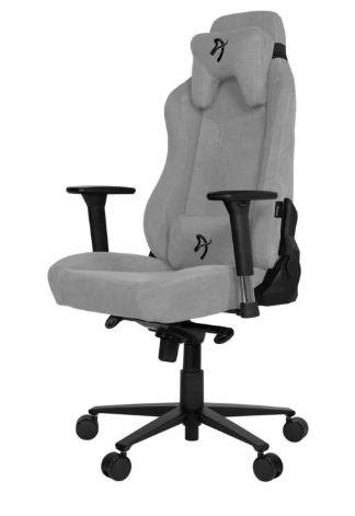 Arozzi Vernazza Soft Fabric Gaming Stol - Lysegrå - Gamer stol test - Datalife.fk