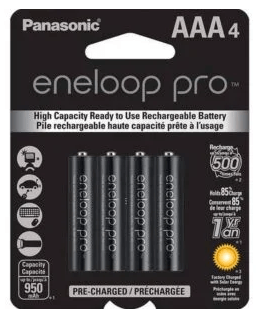 Panasonic Eneloop Pro AAA 4-pack - Genopladelige batterier AA og AAA batterier test - Datalife.fk