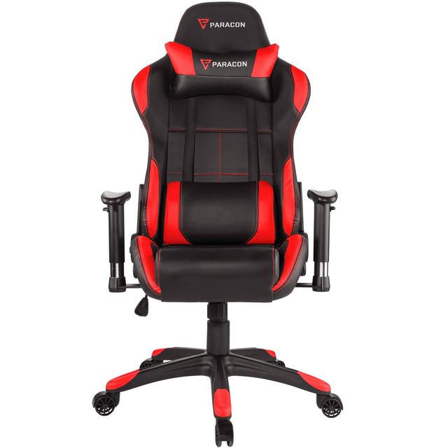 Paracon Rogue Gaming Stol - Sort/Rød - Gamer stol test - Datalife.fk