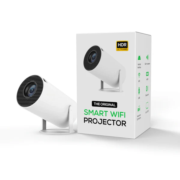 Wifi Projektor (Op til 130") med Android 11, WIfi, bluetooth, HDMI og USB - iHero - Mini Projektor anmeldelse - Datalife.dk
